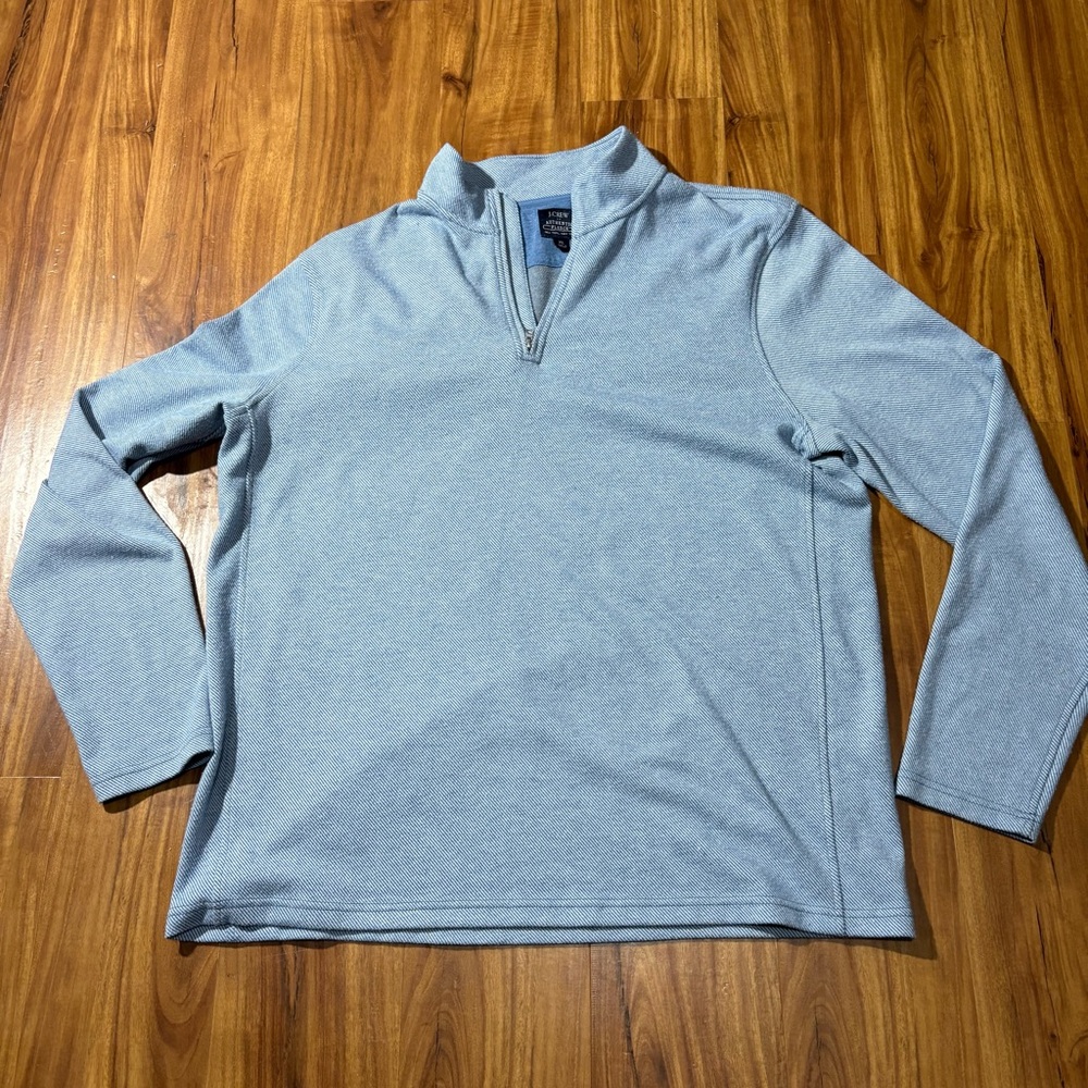 J. Crew Men's Fleece Zip-Up Sweater